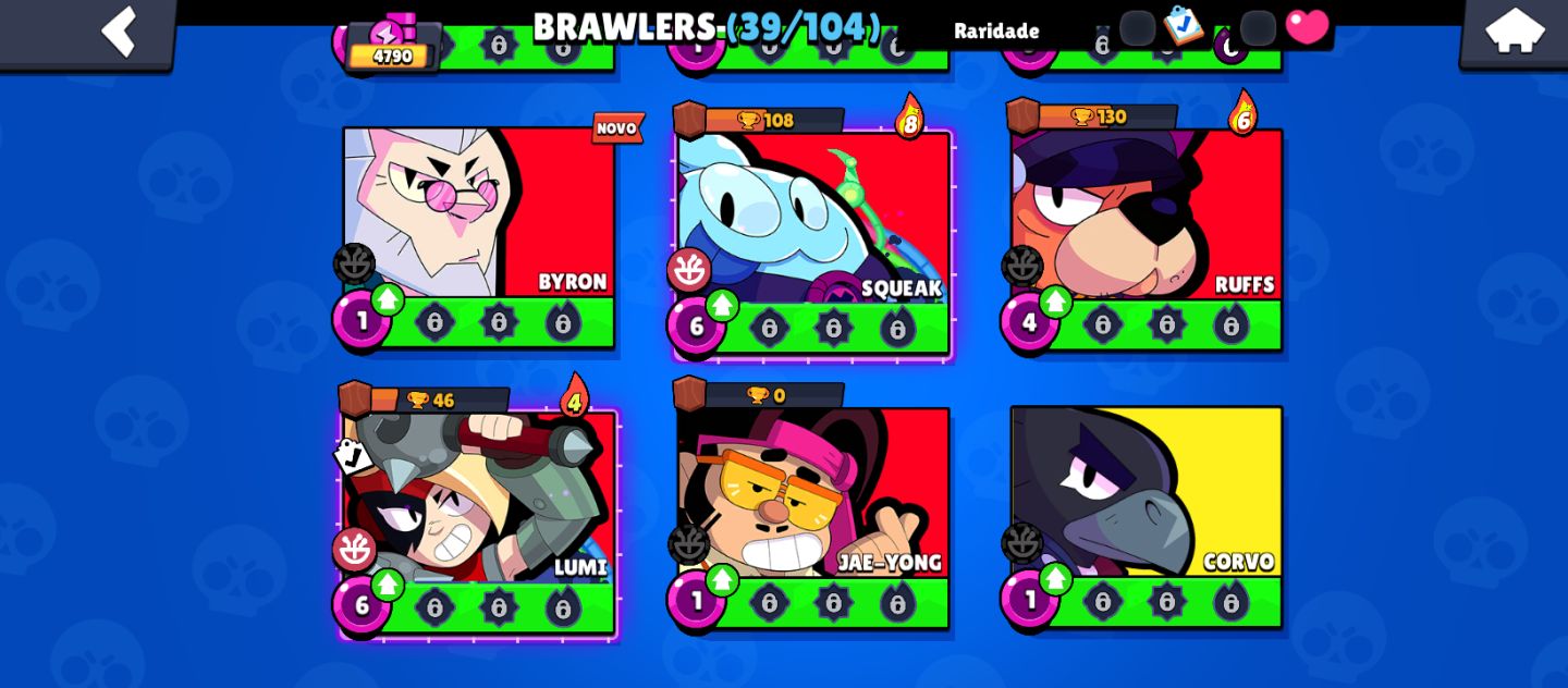 Brawl Stars Brawlers Conta em promoção