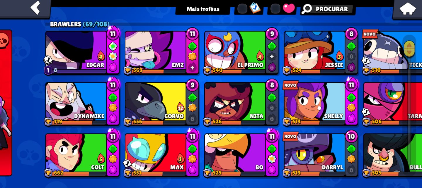 Conta de braws star muito boa