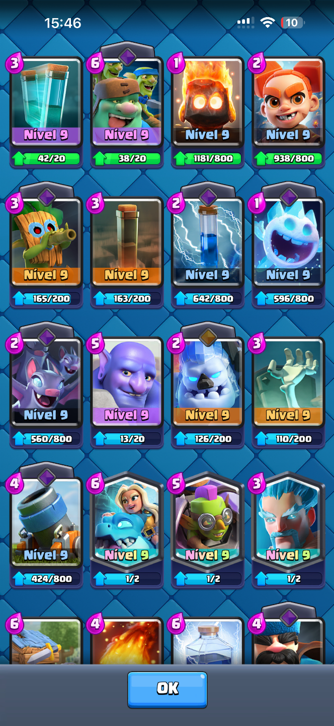 CONTAS FULL ACESSO DE CLASH ROYAL 6500 TROFÉUS + BRAW STARS