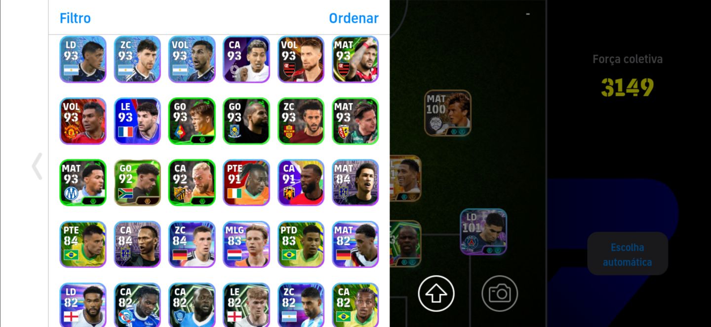 Conta efootball 2292 Lionel messi big time, 45 epics 3 big times 22 show times.