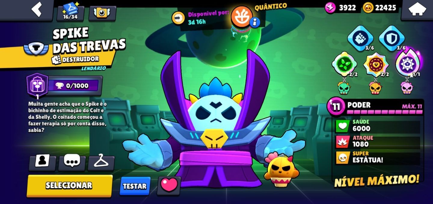 CONTA DE 2019 COM SHELLY ESTELAR (SKINS MAIS RARA DO JOGO) 68K TROFÉUS E MT MAIS