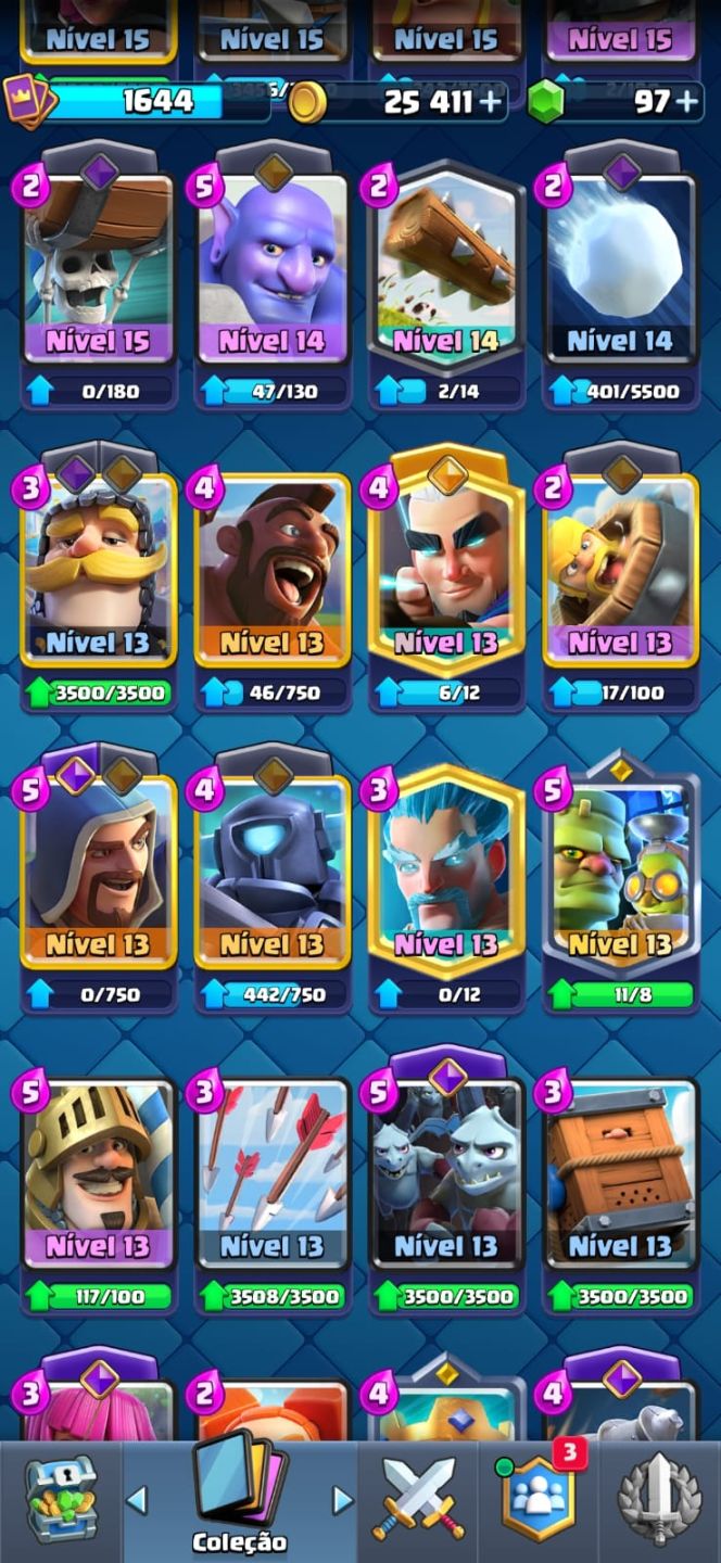 CONTA CLASH ROYALE +14K TROFÉUS!!!