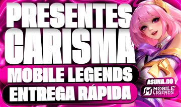 MOBILE LEGENDS - PRESENTES CARISMA E CURTIDAS