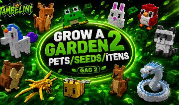 Grow A Garden 2 / GAG 2 /CRESÇA UM JARDIM /SEMENTES/ITENS/PETS
