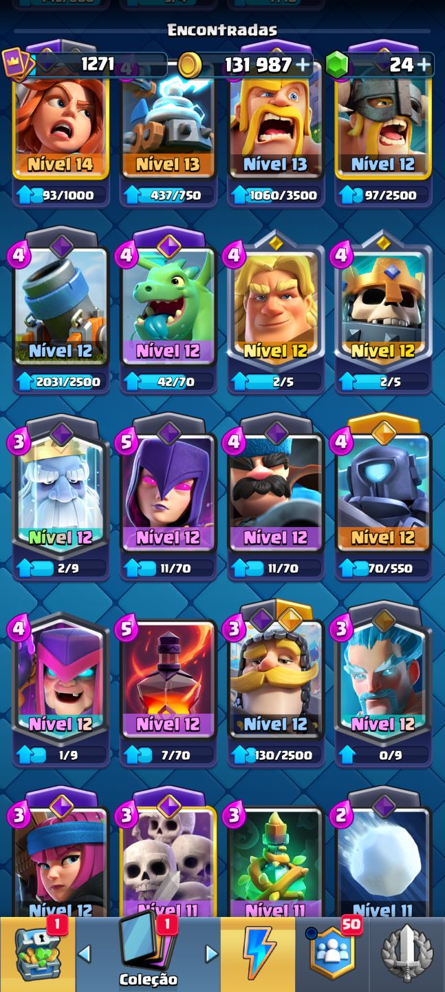 Conta Clash Royale
