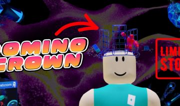 [CONTA RARA] Roblox: DOMINO CROWN + 5 Itens RIA 26 - LOTE 1 (R$149,99)