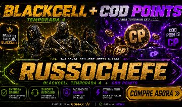 (MELHOR PREÇO) BLACKCELL - TEMPORADA 4 | WARZONE - BO7 | BLACK CELL | CP | GIFT