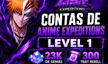 ANIME EXPEDITIONS CONTAS MUITO BARATA DE 23K DE GEMAS E 300 TRAIT REROLL