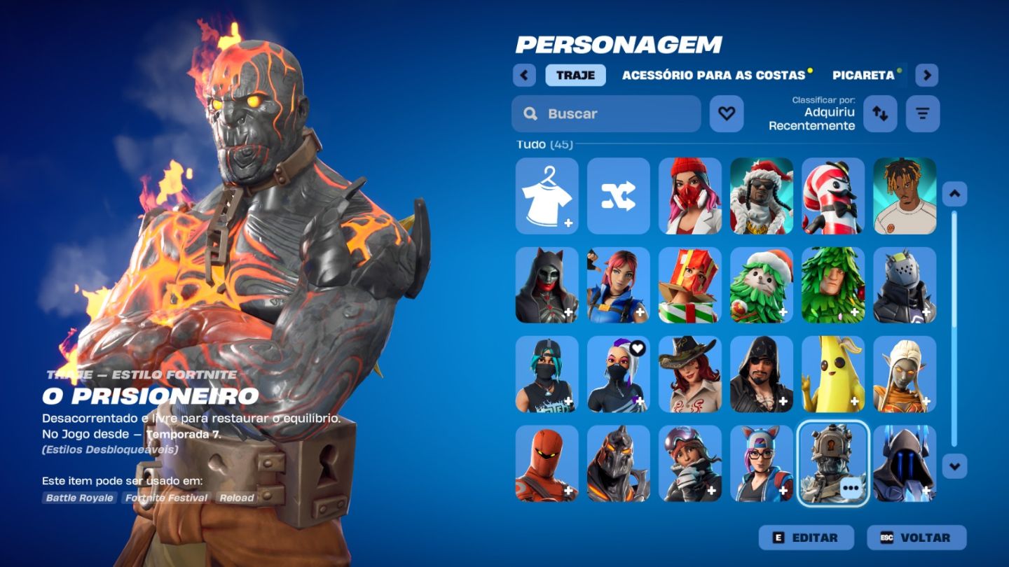 CONTA DE FORTNITE COM 43 SKINS | Calamity | PROMOÇÃO!