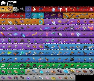 CONTA DE FORTNITE TRYHARD COM 257 SKINS +TRAVIS SCOTT + GLOW + MACHADO LEAVIATÃ!
