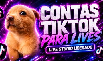 CONTAS TIKTOK COM LIVE STUDIO ATIVO - PRONTAS PARA FAZER LIVE