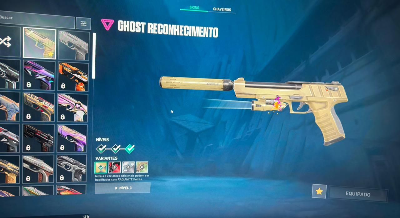 CONTA VALORANT COM SKINS DE VANDAL E PHANTON