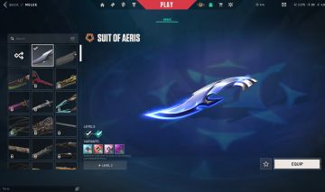CONTA VALORANT DIMA 2 COM SKINS E 2,275 VLR POINTS