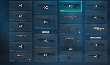 Conta valorant com varias skins de vandal , phantom , e sherrif , facas e op