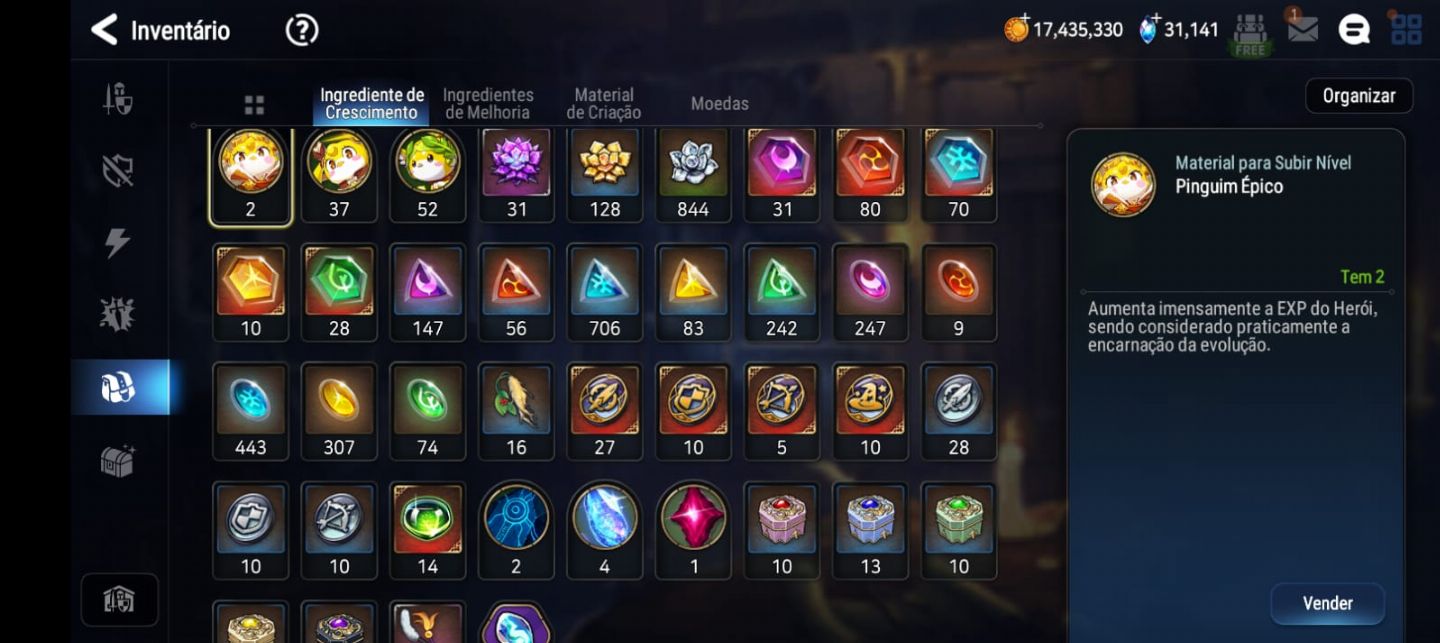 Epic Seven - Conta lvl 62 - Melhor custo beneficio