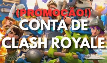 CONTA DE CLASH ROYALE 125 cartas, 4381 gemas rei level 14