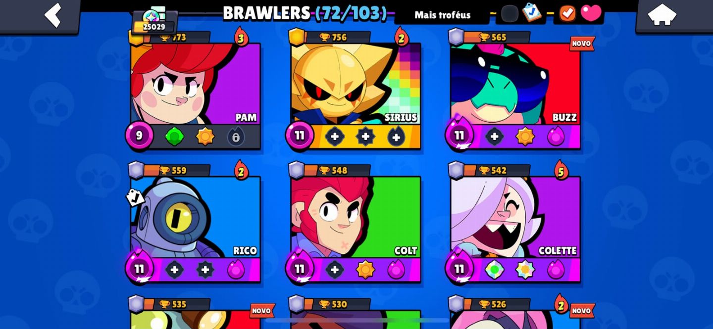 CONTA BRAWL STARS TOP DE LINHA | 25K+ TROFÉUS | ACESSO COMPLETO