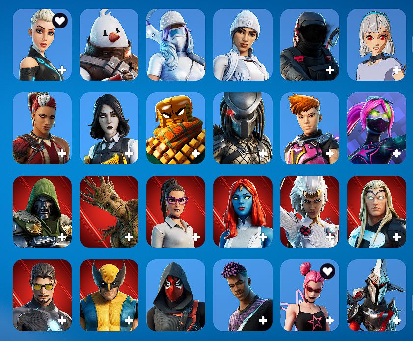 Conta fortinite skins (naruto)(kakashi)(doutor destino)(tony stark)(deadpool)