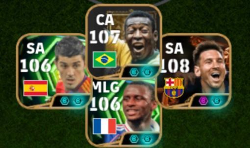 CONTA EFOOTBALL RARA! PELÉ 108 + MESSI BLITZ + VILLA BLITZ + VIEIRA PRIME+++!