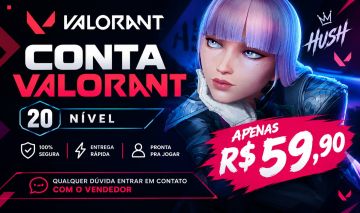 Conta Lv20 (Competitivo Liberado) [Email Temporário]