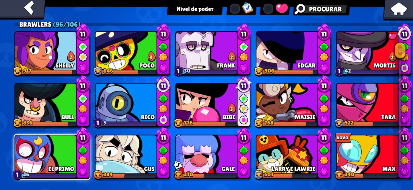 Conta Brawl stars e clash royale - Mesmo acesso