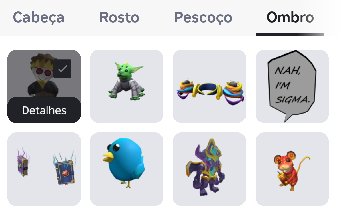 (CONTA SUPER RARA) ITEM DE CRIADOR LEOPARD PERMANENTE E MAIS!
