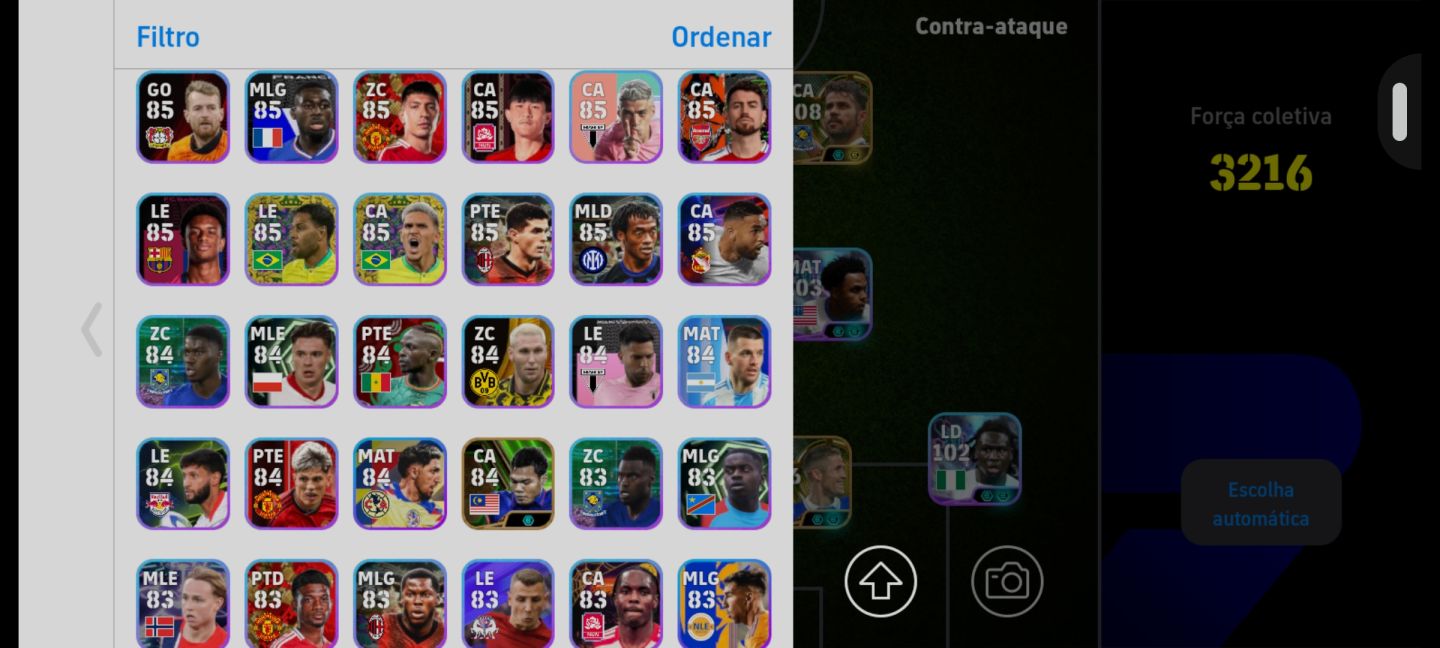 Conta de efootball com jogadores épicos de box paga