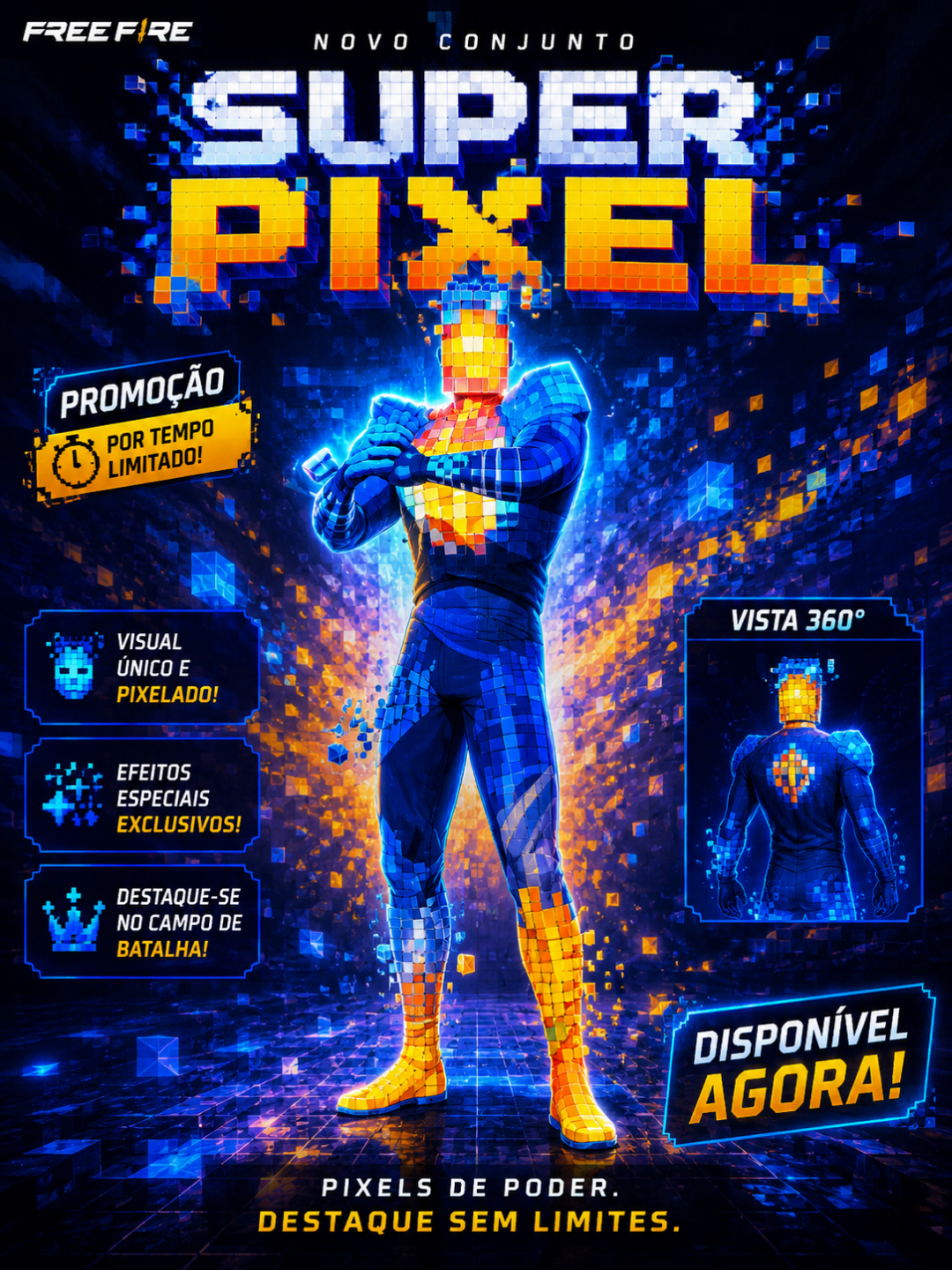 [MENOR PREÇO] CONTA FREE FIRE LV 15/30 COM SKINS