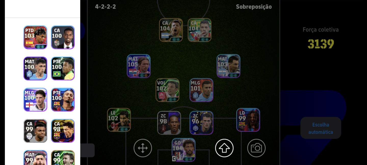 CONTA [EFOOTBALL MOBILE]
