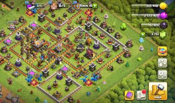 Conta Clash Of Clans semi-full cv11