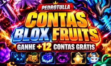 PROMOÇÃO BLOX FRUITS | CONTAS LEVEL MAX + GOD + CDK + SG + BRINDES GRÁTIS