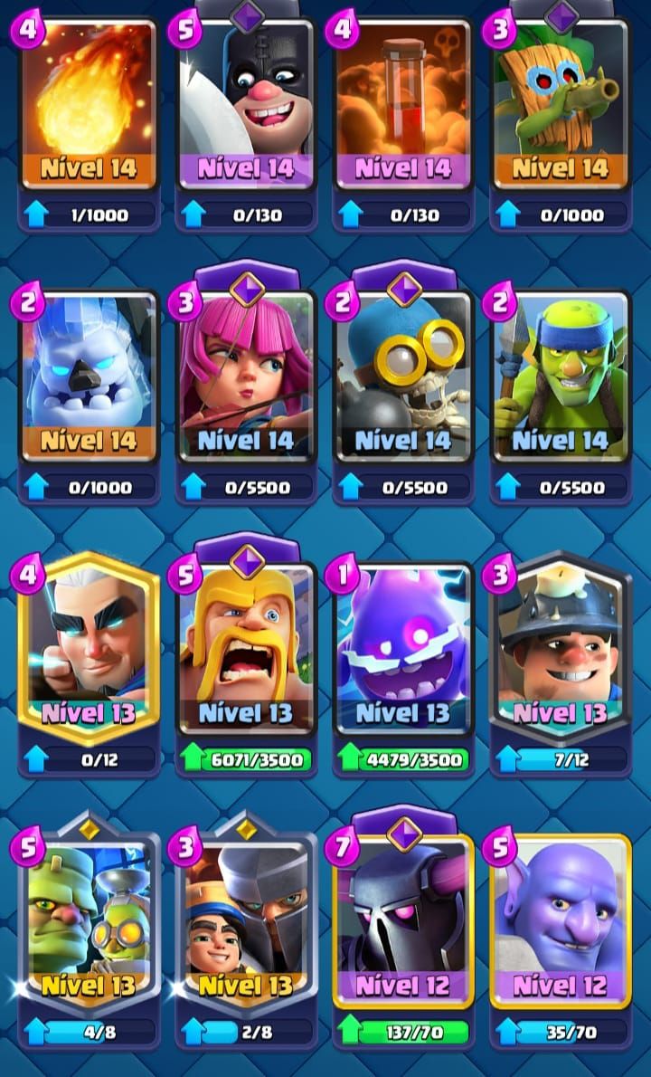 CONTA FULL ACESSO | CLASH ROYALE | 14.5K TROFÉUS | 25 EVOS | LVL 1800 | 5 herói