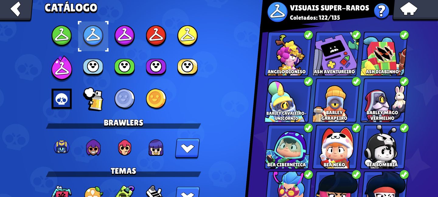 CONTA DE BRAWL STARS COM 115K DE TROFÉUS!!!