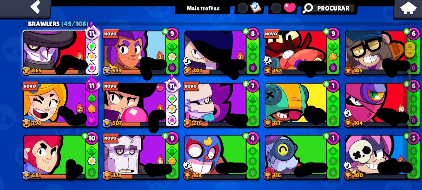 Conta de Brawl Stars Parada 5K