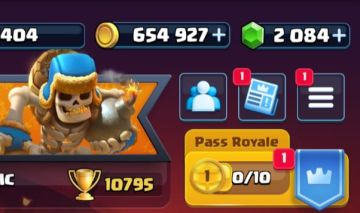 CONTA CLASH ROYALE 10792 troféus. Upada moderadamente :)