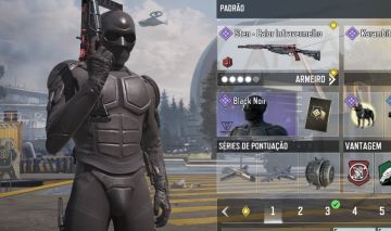 Conta de cod móbile com black noir e outras parcerias muito top