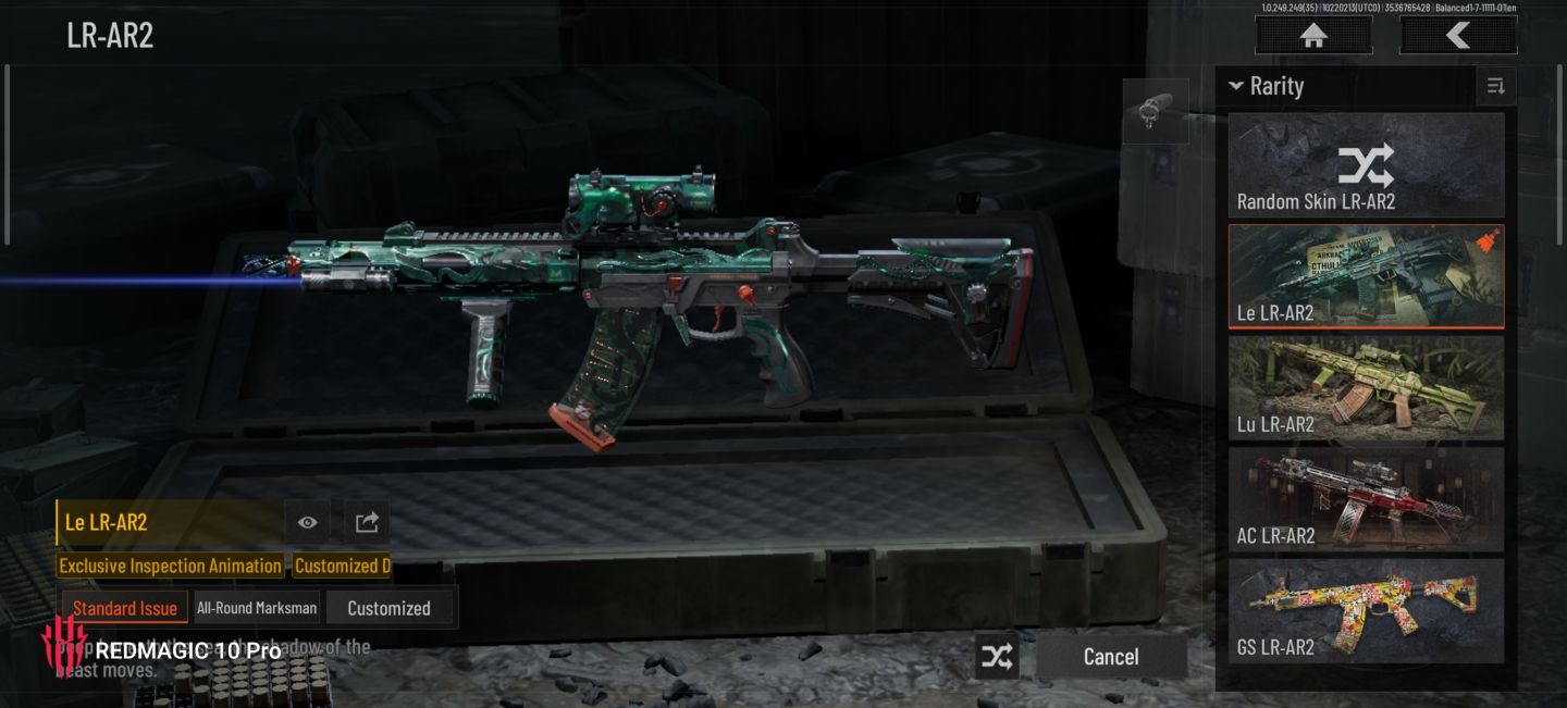 CONTA ARENA BREAKOUT MOBILE COM SKINS DE PERSONAGEM, ARMAS, T7 ETC