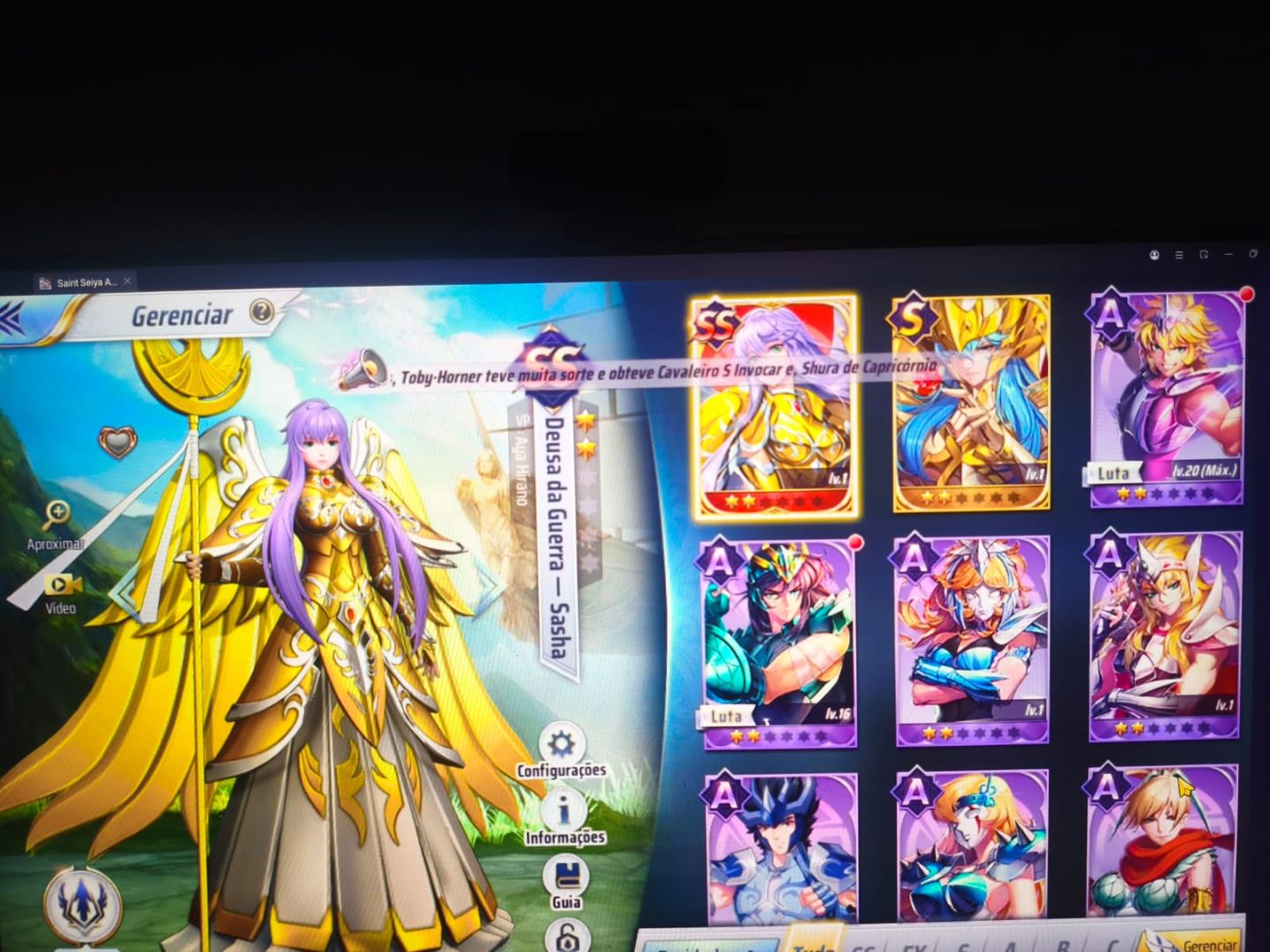 Saint seiya A151 Sasha ++