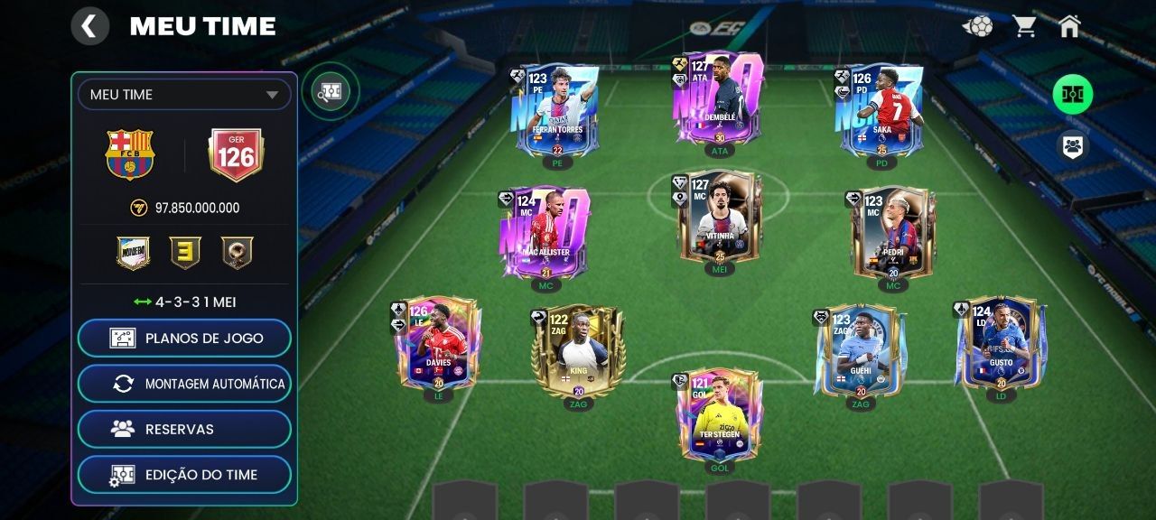 CONTAS FIFA/FC MOBILE 20- 300 mil joias - MENOR PREÇO