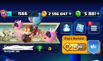 Conta Clash Royale Arena Sazonal