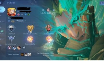 Conta mobile legends,conta com muitas skins e herois com wr bons