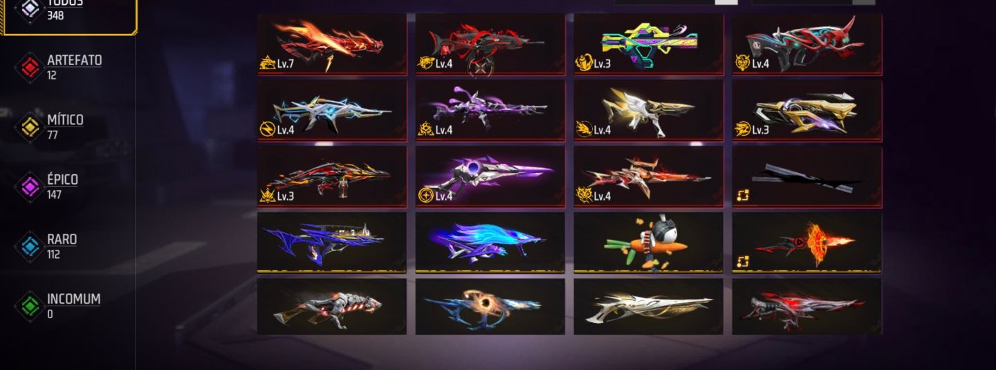 Conta free fire prime 8 gemada nível 61 751 dias de conta
