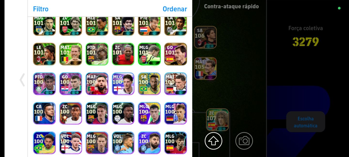CONTA EFOOTBALL - MUITOS ÉPICOS