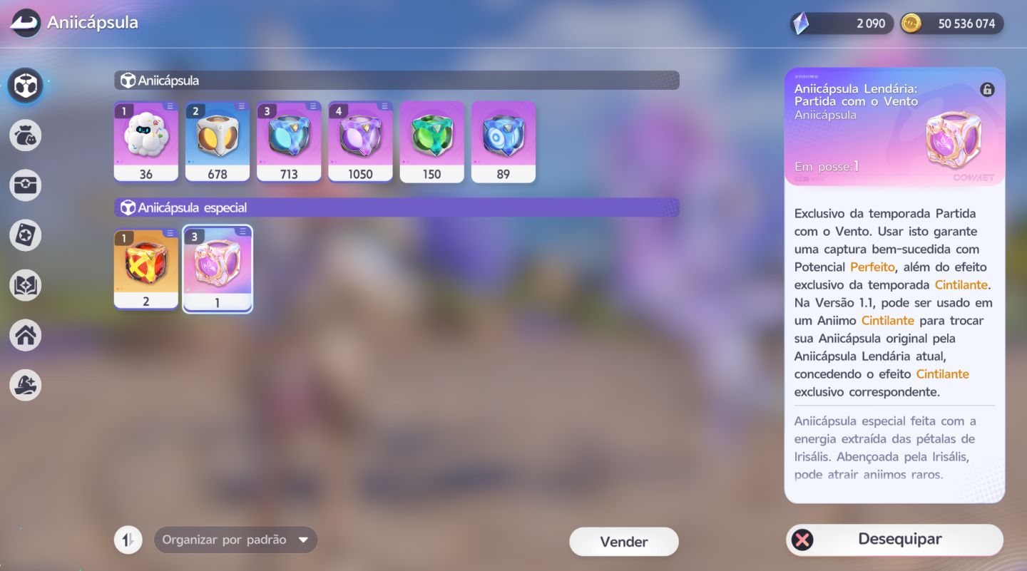 Annimo conta end game super rara
