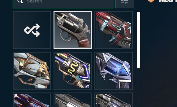 Valorant ASC 3 Varias Skins +2000 gastos