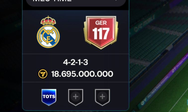 CONTA EA FC (FIFA MOBILE) GER 117- MUITO BOA