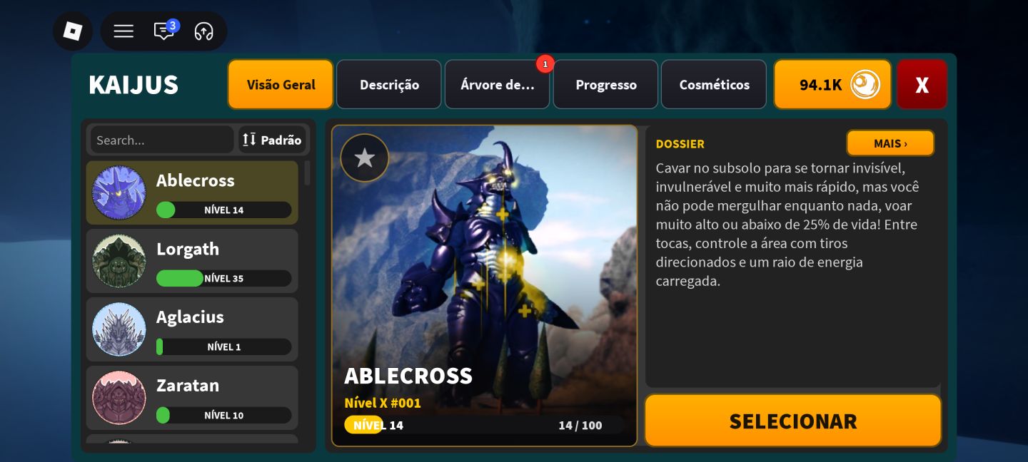 CONTA ROBLOX KAIJUS | INCINERADOR TERMONUCLEAR + VÁRIOS MONSTROS!