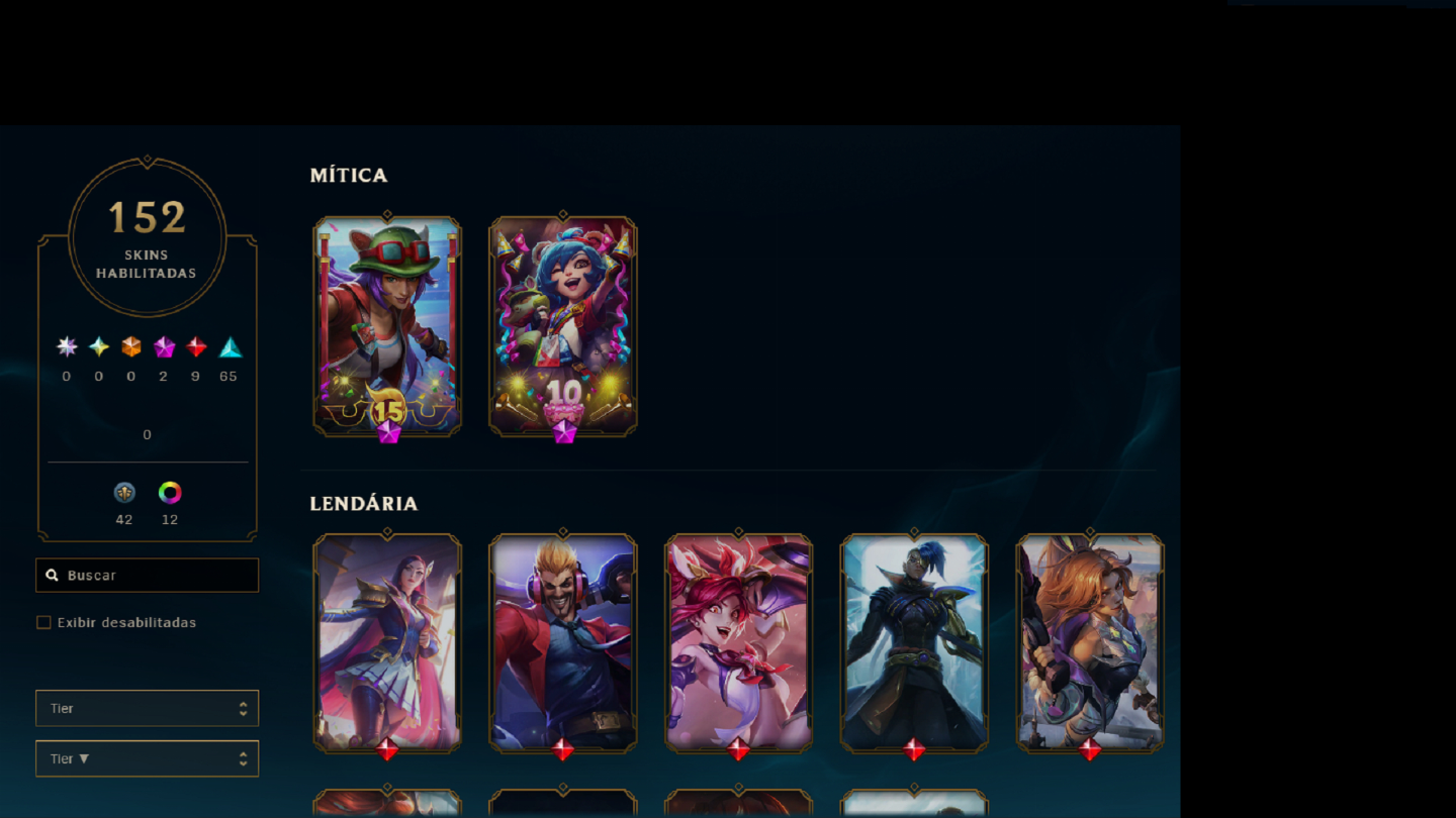 Conta Valorant R$1.379,50 em Skins + Conta LoL com TODOS os Campeões e 152 Skins