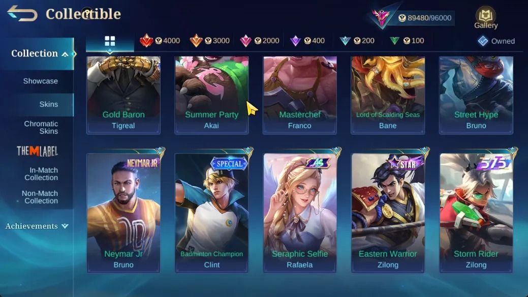 COLECIONADOR EXALTADO COM 3 ZODIAC e 2 PRIMES