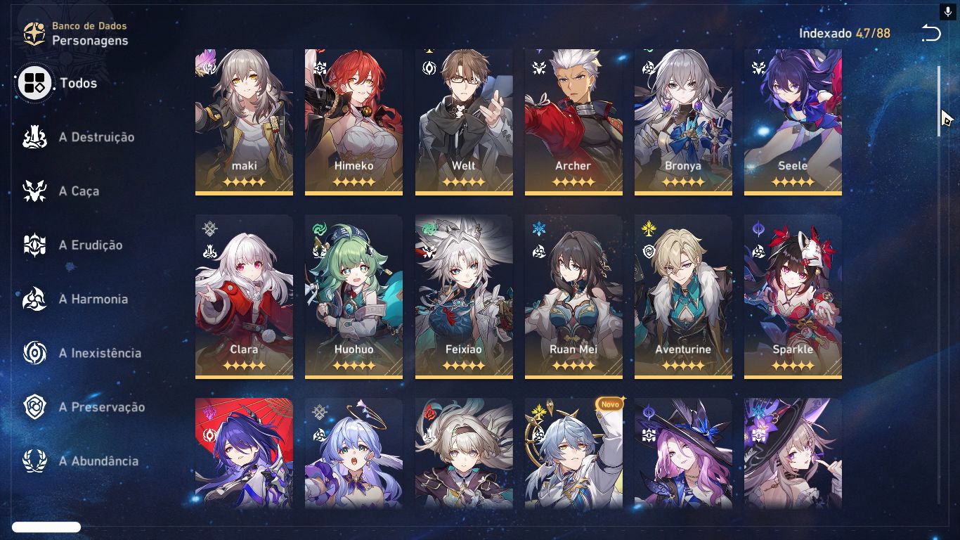 Conta star rail lv 70